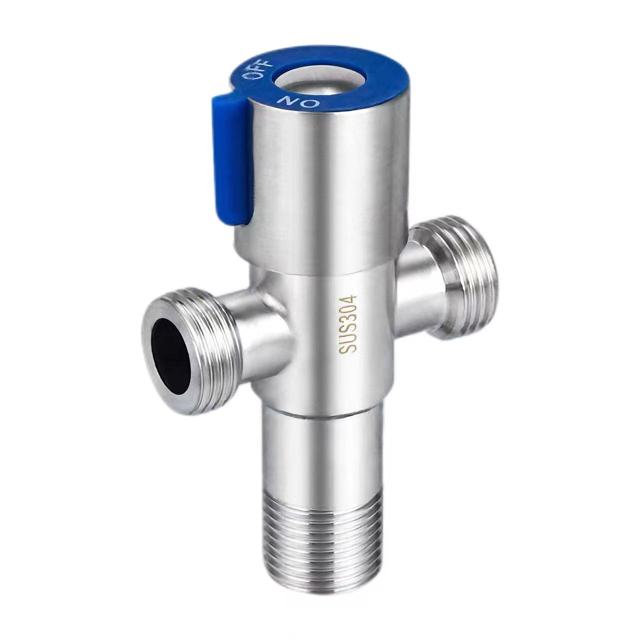 Blue manch 180 ° Doub priz twa-fason ang valv