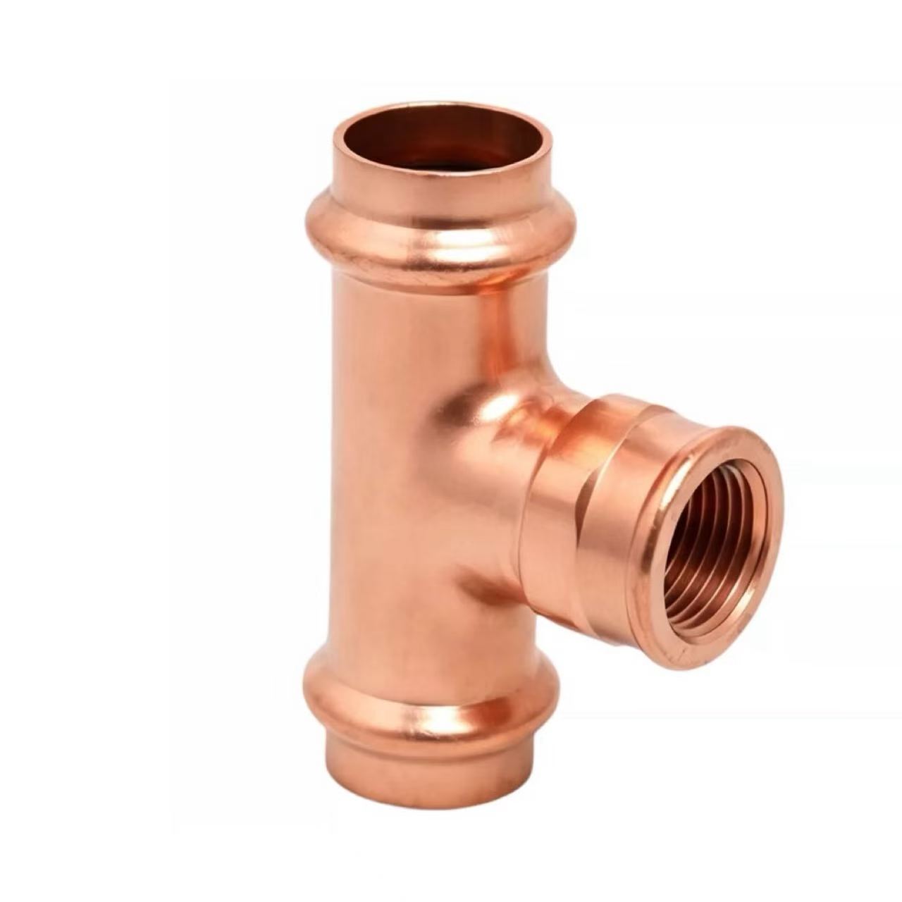 Double-Clamp Entèn Thread Tee Connector