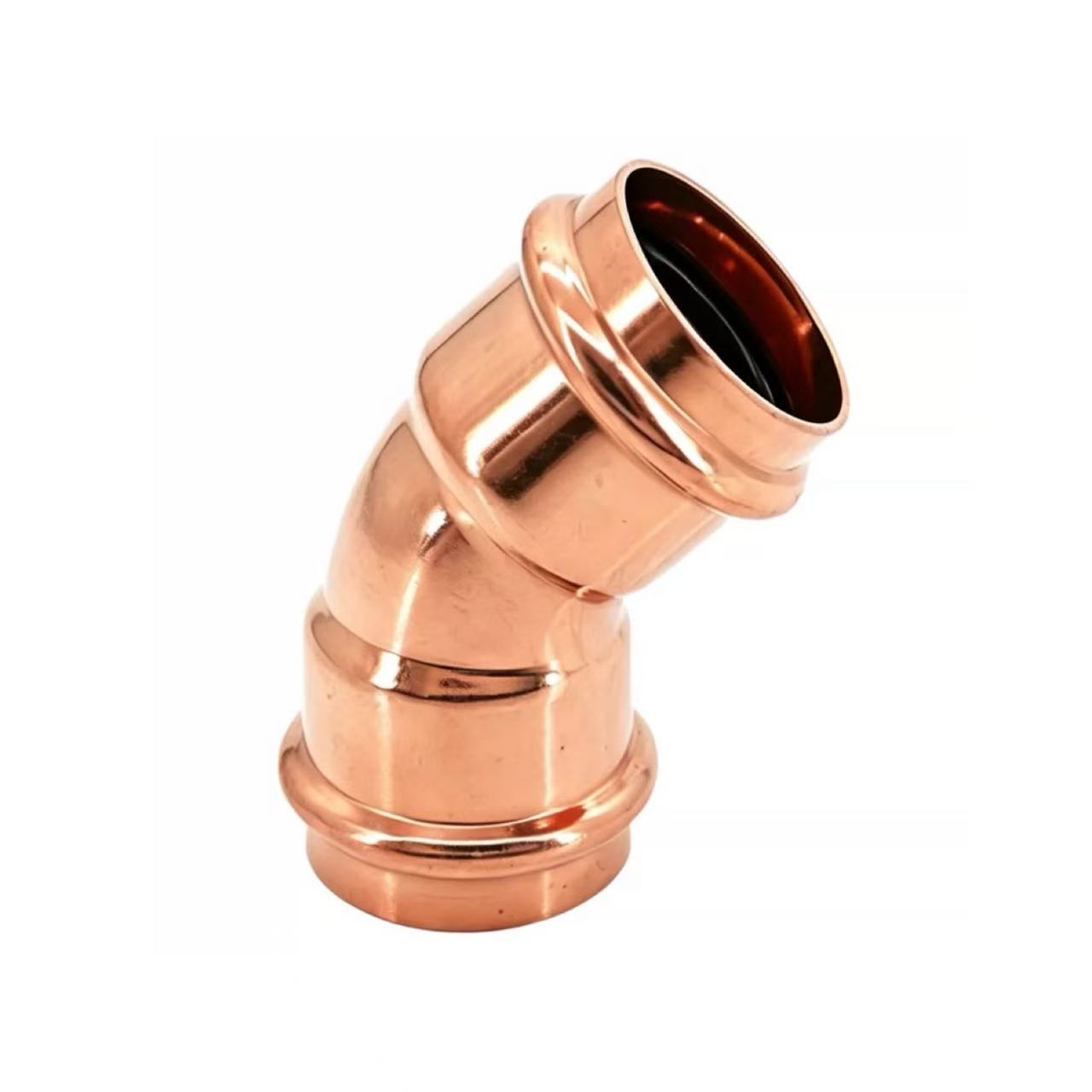 Double-Press 45 ° Elbow Connector Double-Press 45 ° Elbow Connector