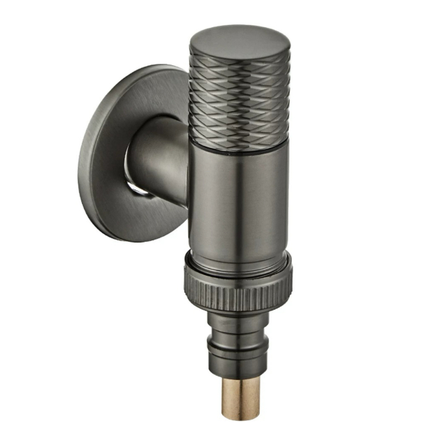Zam gri knurled manch Dlo Stop Angle Valv