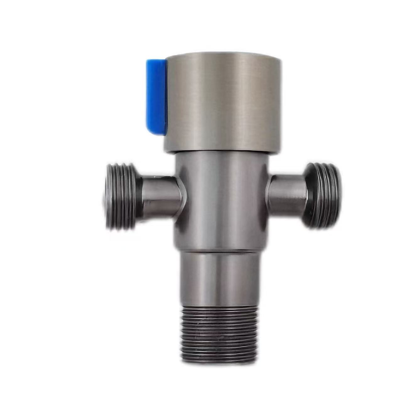 Zam gri sèl-kontwòl twa-fason Inlet Angle weter valv Zam gri sèl-kontwòl twa-fason Inlet Angle weter valv