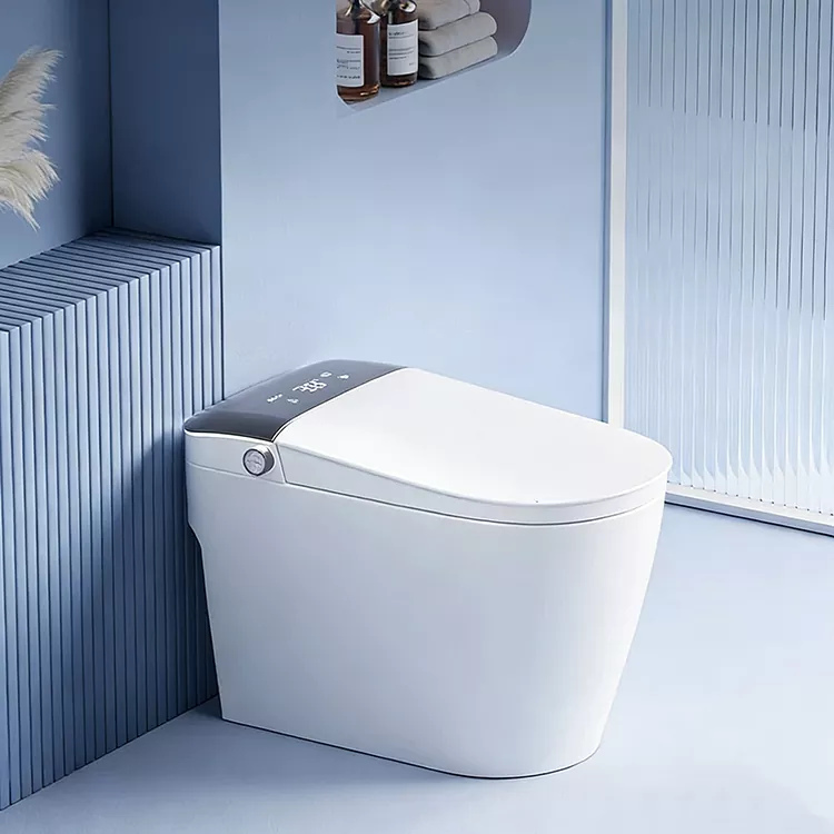 Gwo ekran Digital Display bouton Smart twalèt