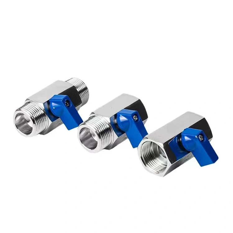 Espesyal Mini Valv boul pou HVAC ak gaz