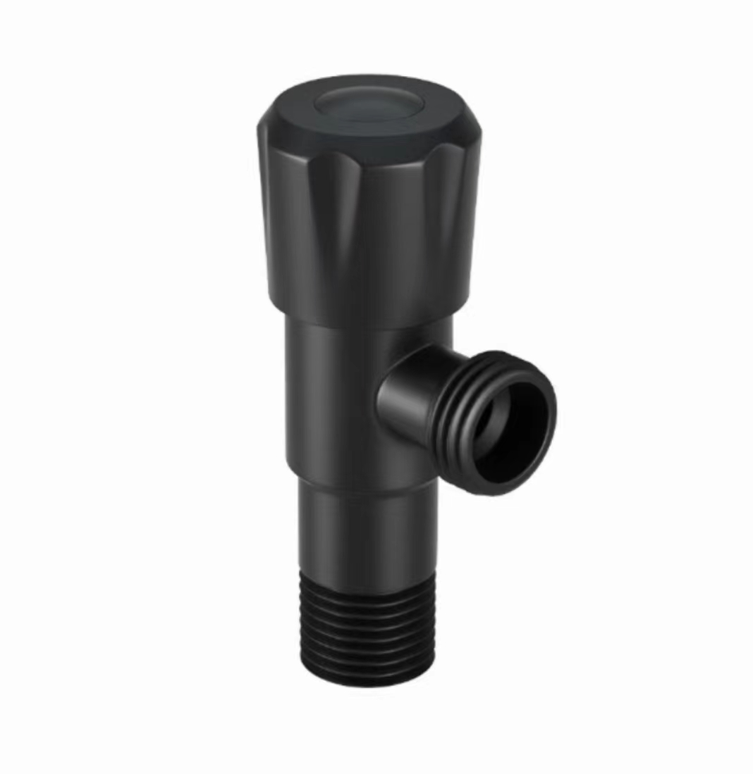 Modèn Minimalist Mat Nwa Triyang Valv