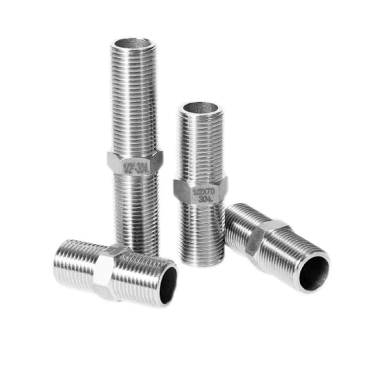 Precision pwolonje Egzagonal gason Fil Fitting