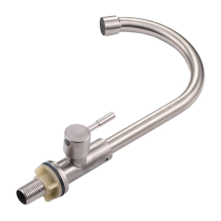 Single-twou rapid-enstale 360 ​​° wotasyon kwizin cho ak frèt tiyo