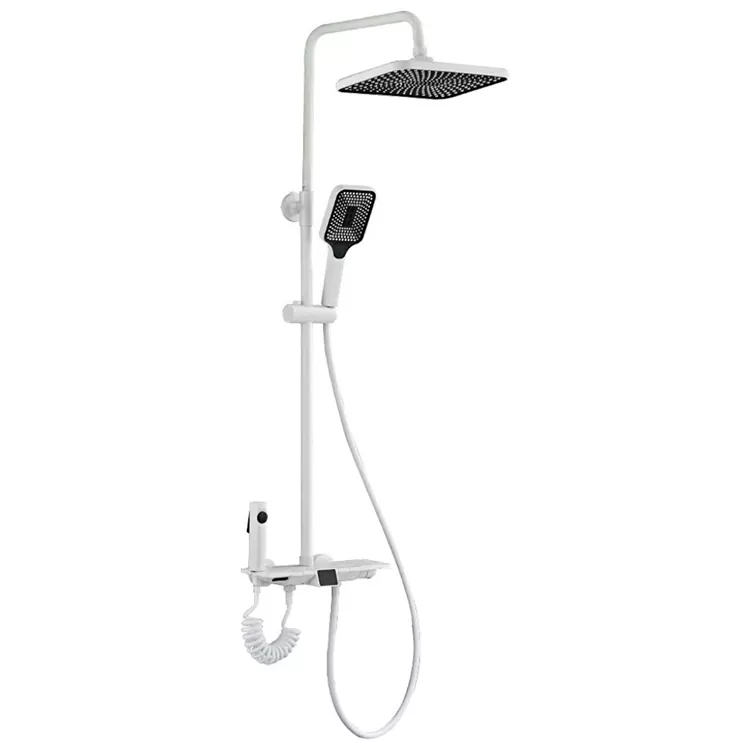 White Thermostatique Digital Display Shower Set ak zam espre